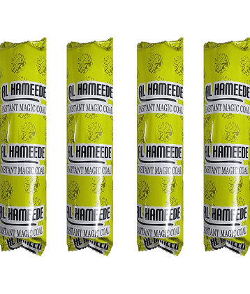 PUFF SMART Al Hameede Magic Coal 4 Stick Quick Light Charcoal (40 Coals)