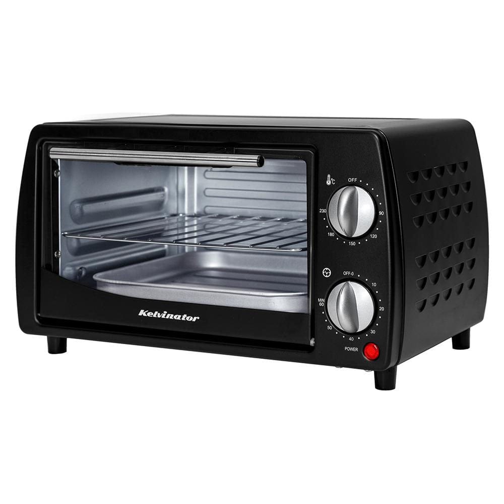 Kelvinator 10L KOTG00110 800W OTG with Baking Tray Black