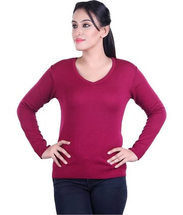 Ogarti Acrylic Maroon Pullovers