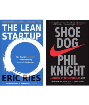 Lean Startup + Shoe Dog (Best Selling Combo) (Paperback, Eric Ries, Phil Knight)