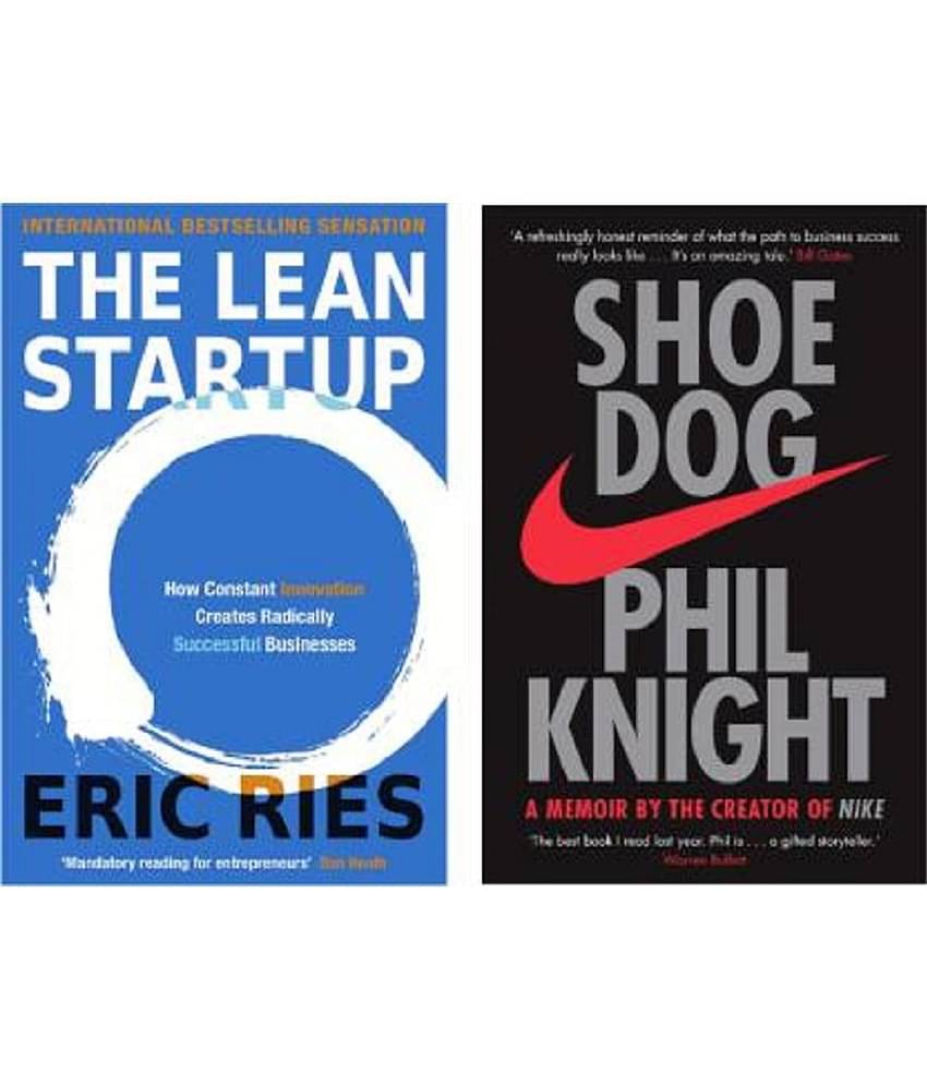 Lean Startup + Shoe Dog (Best Selling Combo) (Paperback, Eric Ries, Phil Knight)