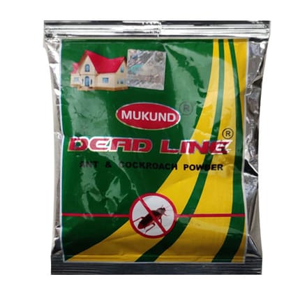 Mukund Dead Line Powder - Ant & Cockroach Killer, 30 gm