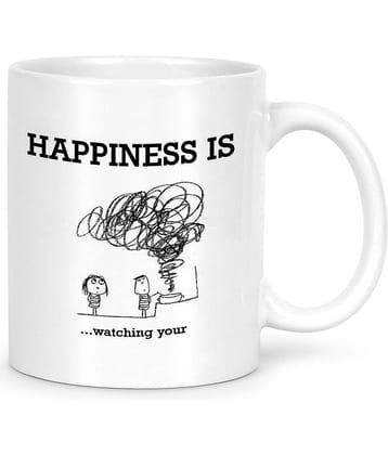 Idream Quote Printed Ceramic Coffee Mug 1 Pcs 330 mL