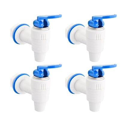 AMPEREUS 4 Pcs RO Purifier Tap Set - Compatible with Kent, Swift, Aquafresh, Assembled/Branded RO Systems - White AMPEREUS 4 Pcs RO Purifier Tap Set - Compatible with Kent, Swift, Aquafresh, Assembled/Branded RO Systems - White