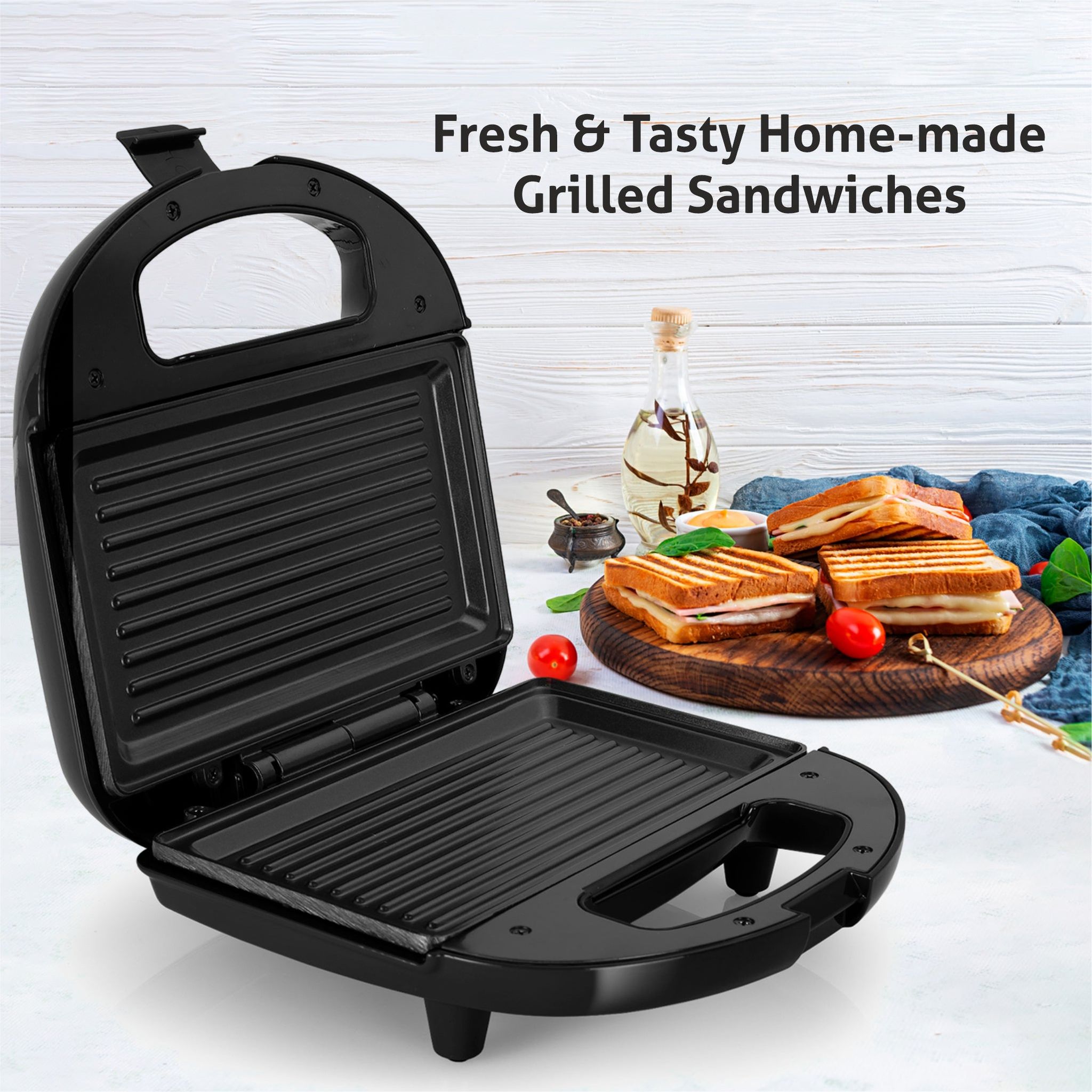 Glen Sandwich Maker Black - Grill