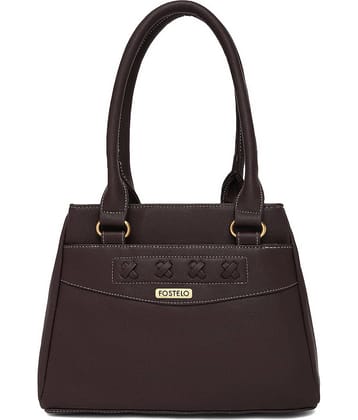 Fostelo Brown P.U. Shoulder Bag