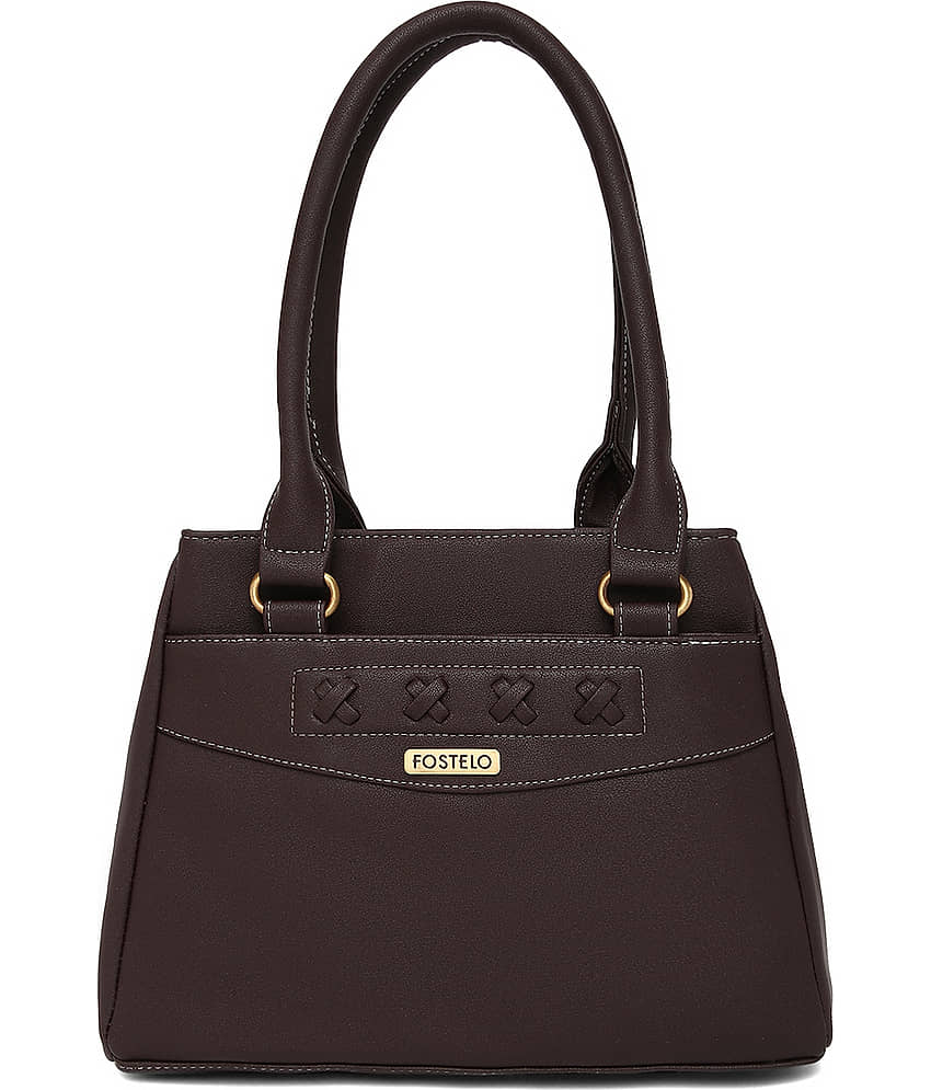Fostelo Brown P.U. Shoulder Bag