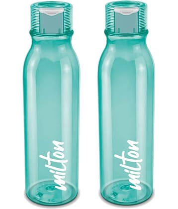 Milton Name Tag Pet Water Bottle, Set of 4, 1 Litre Each, Grey