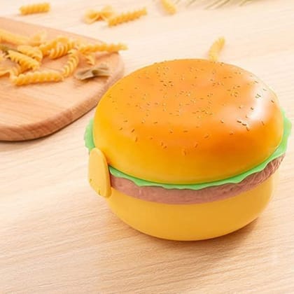 Burger Shaped Lunch Box - Fun & Functional Food Container Burger Shaped Lunch Box - Fun & Functional Food Container