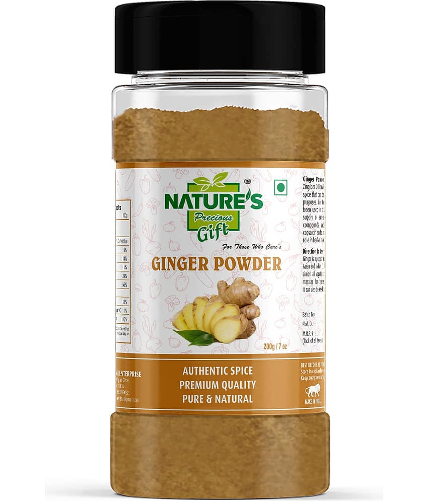 Natures Gift Ginger Powder - 7 Oz Spice Jar Powder 200 gm