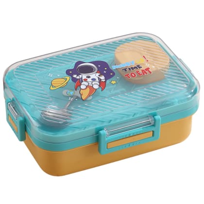 NIYO TOYS Leakproof Kids Lunch Box with Dinosaur Design-Space