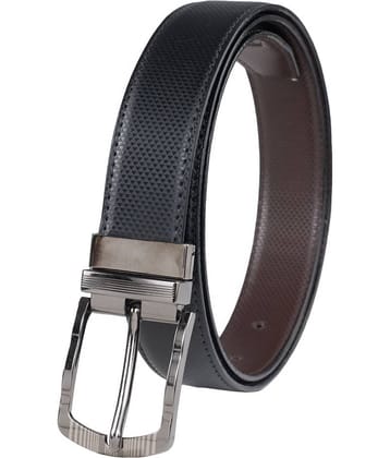 Keviv - Black Leather Men's Casual Belt ( Pack of 1 )