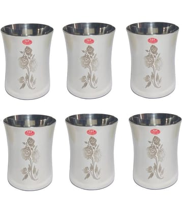 A & H ENTERPRISES Stainless Steel 250 ml Glasses