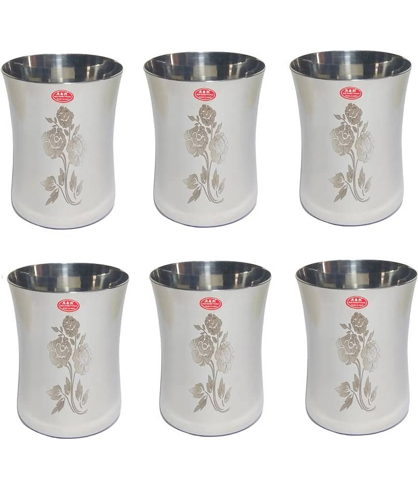 A & H ENTERPRISES Stainless Steel 250 ml Glasses