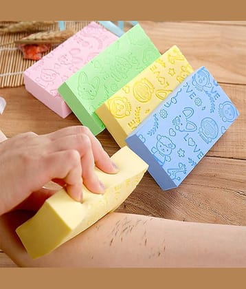 THRIFTKART Assorted Bath Sponge ( 2 pcs )