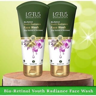 Lotus Botanicals Bio-Retinol Youth Radiance ( Pack Of 2 ) ( 100Ml x 2Pc ) Face Wash (200 Ml)