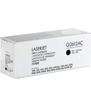 ID CARTRIDGE 12AC Black Single Cartridge for 1018,1020,1020 Plus,1022,1022n,1022nw,3020,3030,M1005,M1319f,LJ3050, LJ3052,LJ3055,3050Z