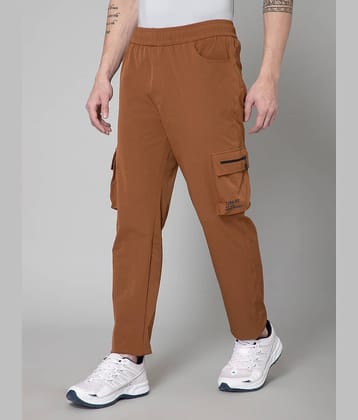 Turnfit Regular Flat Men's Cargos - Brown ( Pack of 1 )