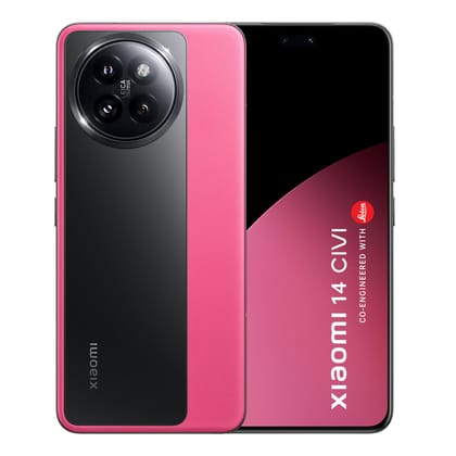 Xiaomi 14 Civi Hot Pink (12GB RAM 512GB Storage) | 50 MP Leica Triple Camera| SD 8s Gen 3 | 1.5K Quad Curved AMOLED | Xiaomi HyperOS Xiaomi 14 Civi Hot Pink (12GB RAM 512GB Storage) | 50 MP Leica Triple Camera| SD 8s Gen 3 | 1.5K Quad Curved AMOLED | Xia