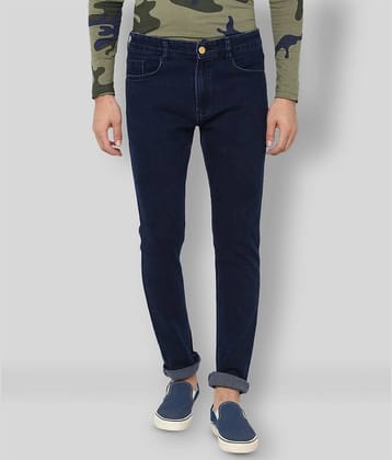 Urbano Fashion - Dark Blue Cotton Blend Slim Fit Men's Jeans ( Pack of 1 )