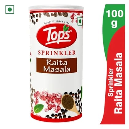 TOPS SPRINKLER RAITA MASALA 100GM TOPS SPRINKLER RAITA MASALA 100GM