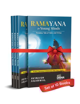 Gift Pack of Ramayana- Ramayana for Young Minds | Set of 10 Books
