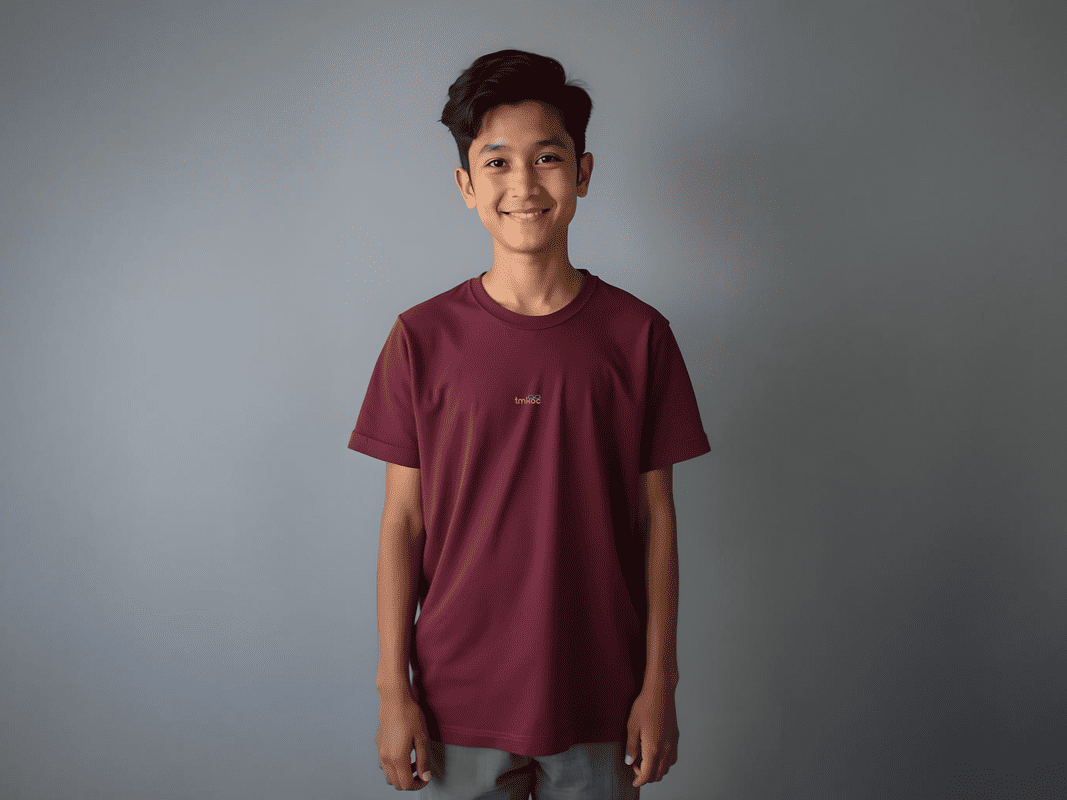 Taarak Mehta ka Ooltah Chashmah| Maroon Printed Regular Fit T-Shirts (AYE BABUCHAK)