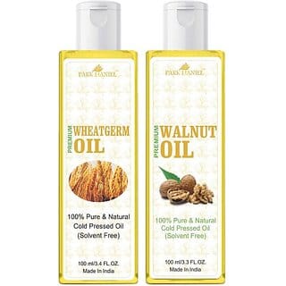 PARK DANIEL Wheatgerm Oil &amp; Walnut Oil Combo Pack Of 2 bottle of 100 ml(200 ml) (200 ml)