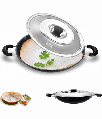 NSVL Aluminium Non-Stick Chetty Pan ( Pack of 1 )