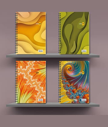 Navneet Youva - Ruled Wire Bound Notebooks ( Pack of 3 )