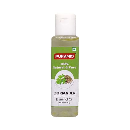 Puramio Coriander Essential Oil (Undiluted) 100% Natural & Pure, 30 ml
