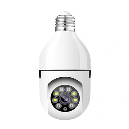Wifi Camera | 3MP Indoor Bulb Camera Indoor 360Â° Smart Home Security Camera | Light Vision 24x7 Continuous Recording with Motion Sensor