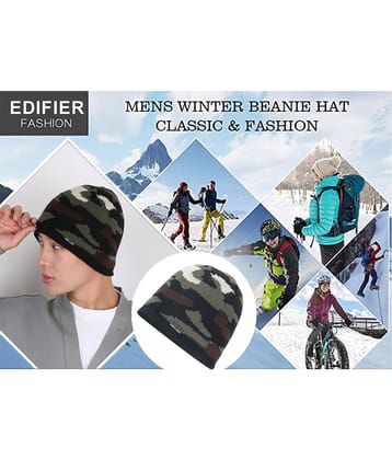 Edifier Woollen Winter Cap for Men & Women (Pack of 1)