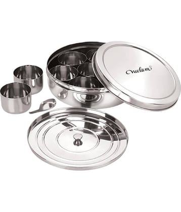 Neelam - Silver Steel Spice Container ( Pack of 1 )