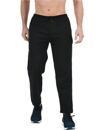 IndiWeaves Black Fleece Men's Trackpants ( Pack of 1 )