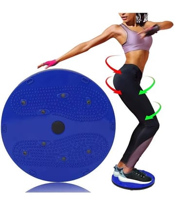 Horsefit Tummy Twister | Twisting Waist Disc | Waist Trimmer | Body Toner | Fat Burner | Aerobic Exercise Foot Exercise Fitness Twister | Fat Buster | Perfect Home Gym Equipment for Men & Women (Blue)