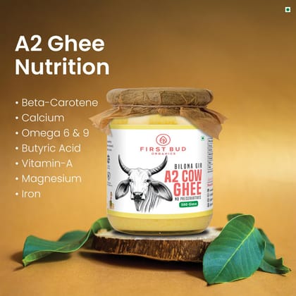 First Bud Organics Bilona Gir A2 Desi ghee 1L