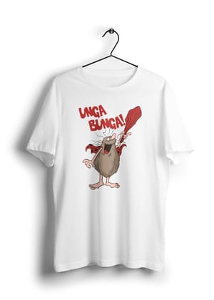 Captain Caveman T-Shirt-White / L