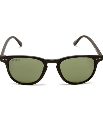 Roadies - Black Oval Sunglasses ( Pack of 1 )