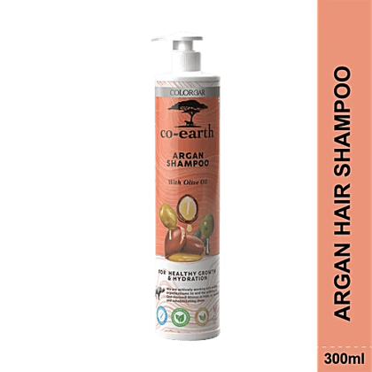 CoEarth Argan Shampoo with Olive Oil 300 ML