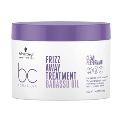 Schwarzkopf Professional Bc Bonacure Frizz Away Treatment Babassu Oil 450 ml