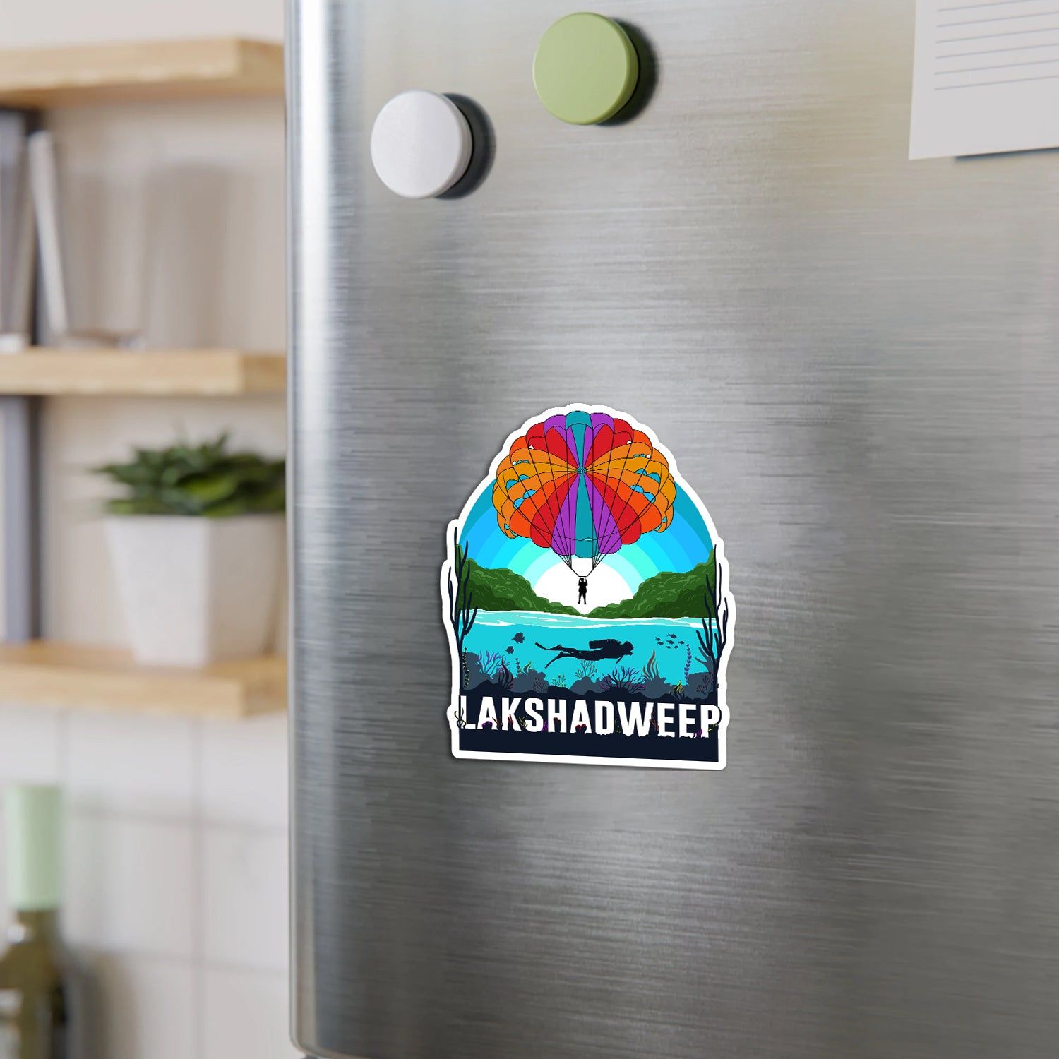 Lakshadweep Fridge Magnet | Exploring India