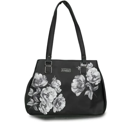 Blossom Handbag | JOTHI Women Black Shoulder Bag
