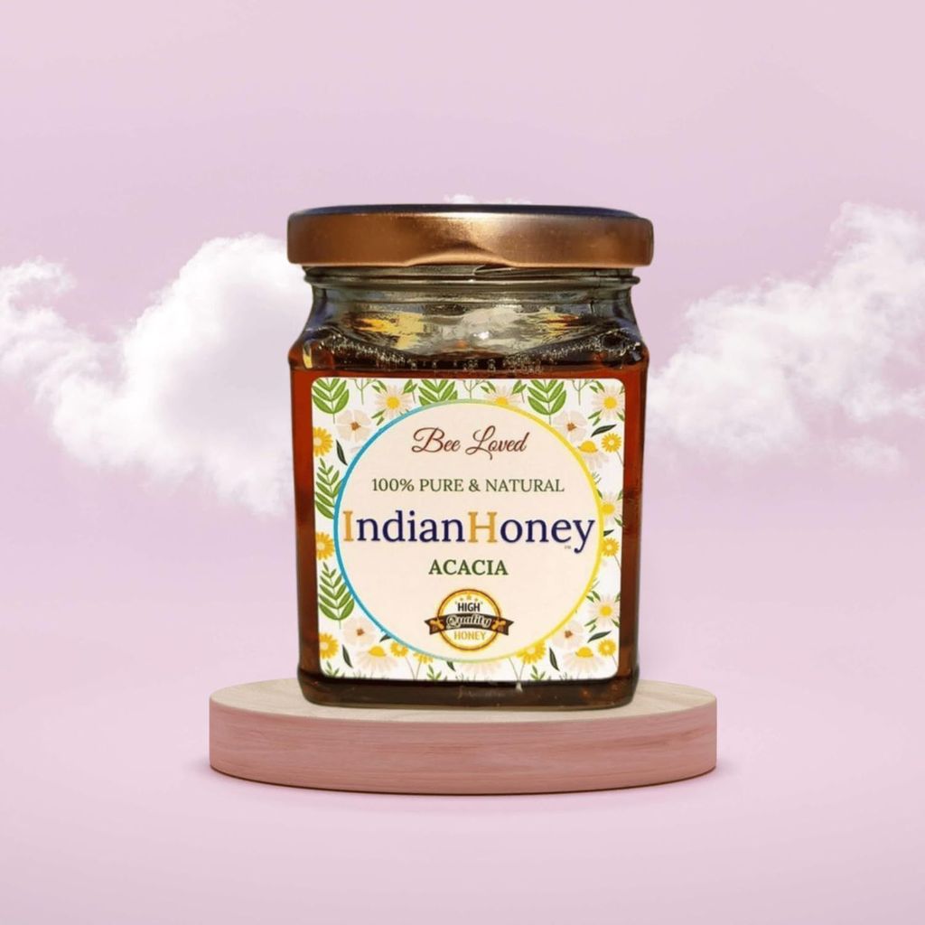 IndianHoney Enjoy The Golden Goodness Of Acacia Natural Honey For A Delicious And Nutritious Treat