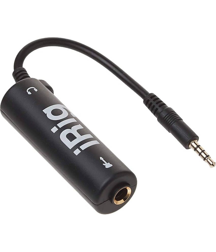 iRig Instrument Interface Adapter, Multimedia Ampli Tub Guitar Interface Adaptor – Plug and Play Audio Adapter for Smartphones, Mic Input, Headphone Output, 3.5mm Jack Compatible Note: Not Suitable for Android Users