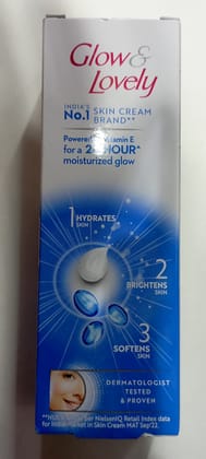 Glow lovely No.1 skin cream Brand powered by vitamin E for a 24 H moisturized glow 50g