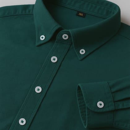 Executive Cotton Long Sleeve Oxford Shirt-M/40 / Blue Dianne