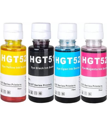 KALAR GT5152 For H_P 310 Multicolor Ink ( 90 ml ) Pack of 4 For Refill ink for GT51/GT52 - GT5810,GT5820, 310,315,319,410,415,419 Tank Wireless