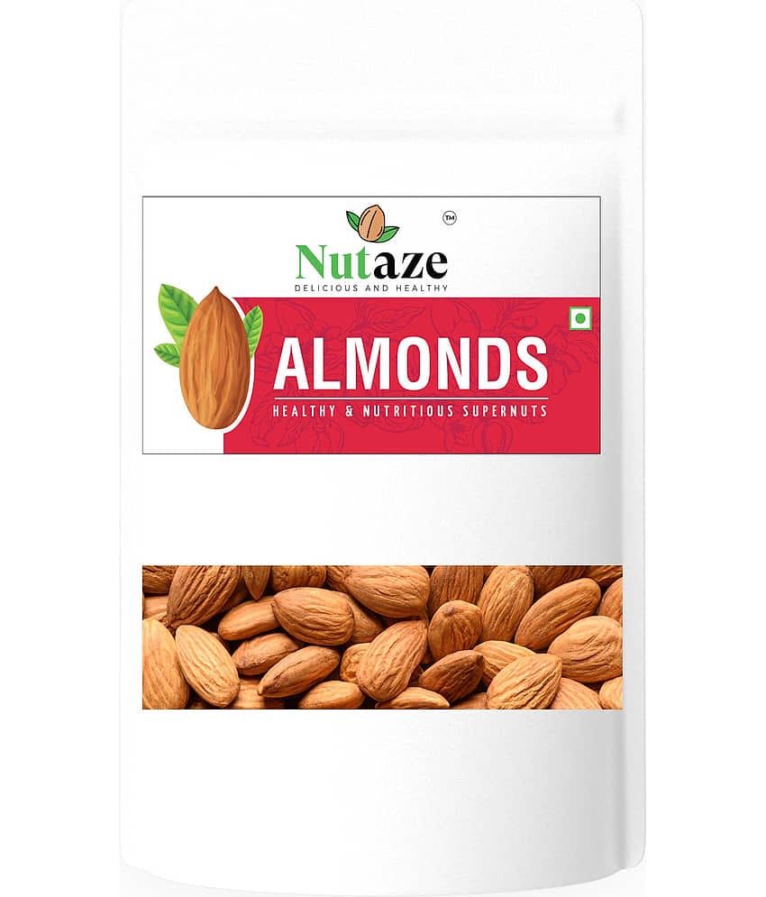 Nutaze California Almonds Badam Giri 500g | Premium Nuts & Dry Fruits | Rich in Protein, Magnesium, Phosphorus, and Dietary Fibre