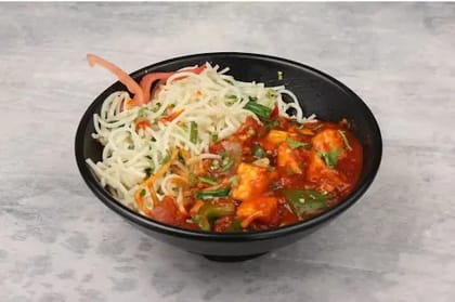 Chilli Paneer With Noodles